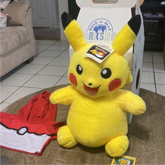 Built a Bear Pikachu Pokémon Stuff Animal NWT - Picture 4 of 14